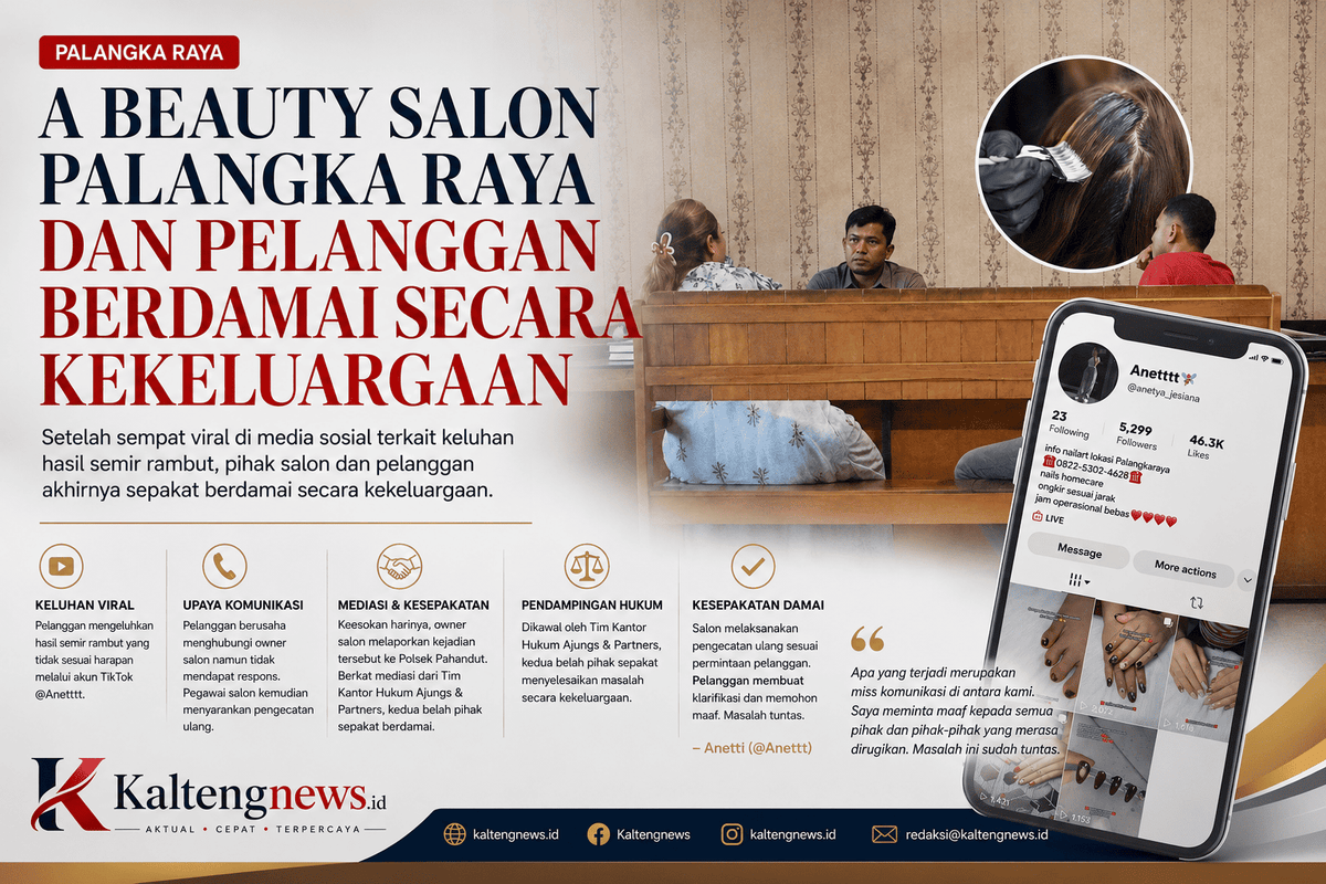 Viral Keluhan Salon Berakhir Damai, A Beauty Salon dan Pelanggan Tempuh Jalur Kekeluargaan