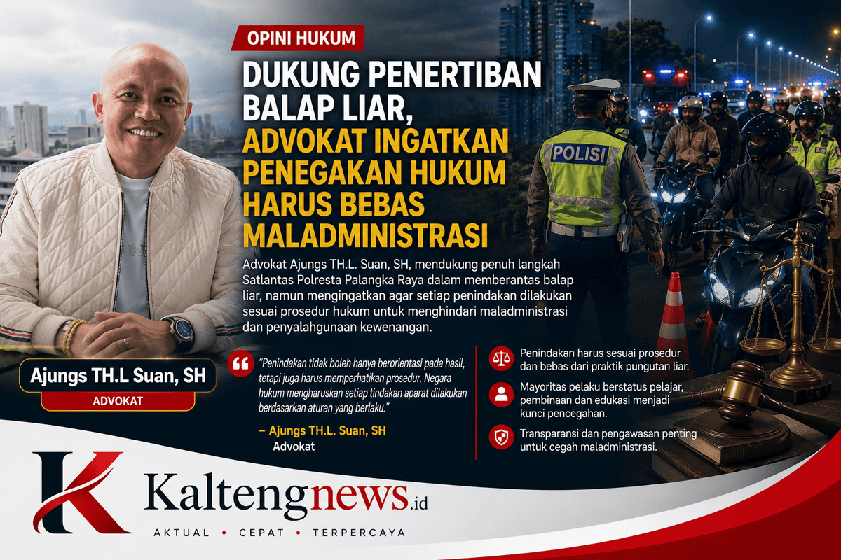 Dukung Penertiban Balap Liar, Advokat Ingatkan Penegakan Hukum Harus Bebas Maladministrasi
