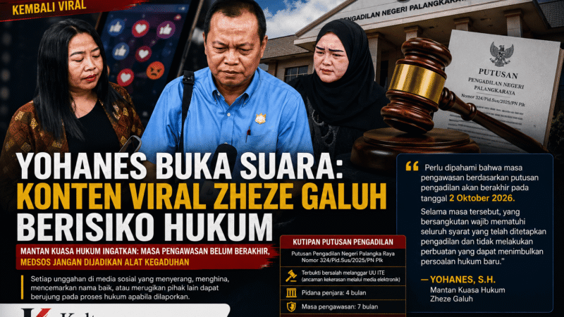 Yohanes Buka Suara: Konten Viral Zheze Galuh Berisiko Hukum