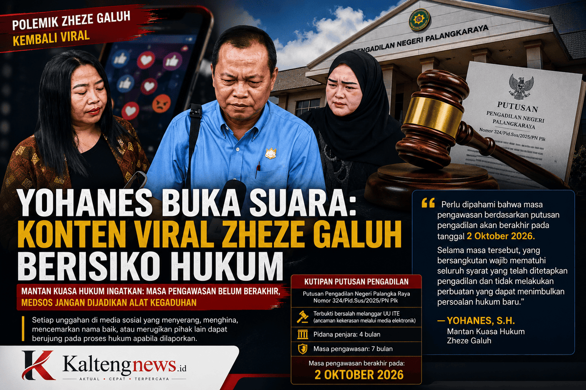 Yohanes Buka Suara: Konten Viral Zheze Galuh Berisiko Hukum