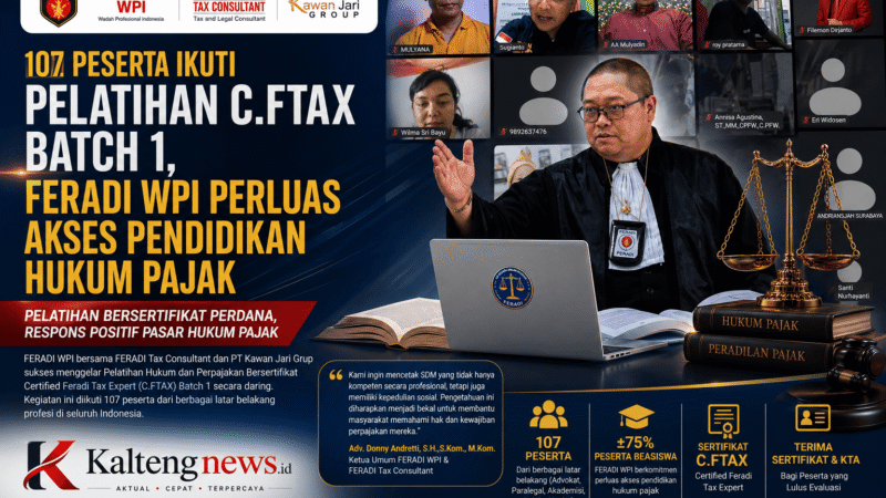 107 Peserta Ikuti C.FTAX Perdana, FERADI WPI Cetak Ahli Hukum Pajak Berbasis Kepedulian Sosial