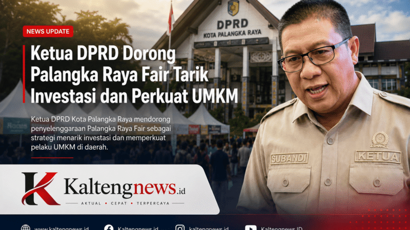 Ketua DPRD: Palangka Raya Fair Harus Jadi Magnet Investasi, Bukan Sekadar Seremonial
