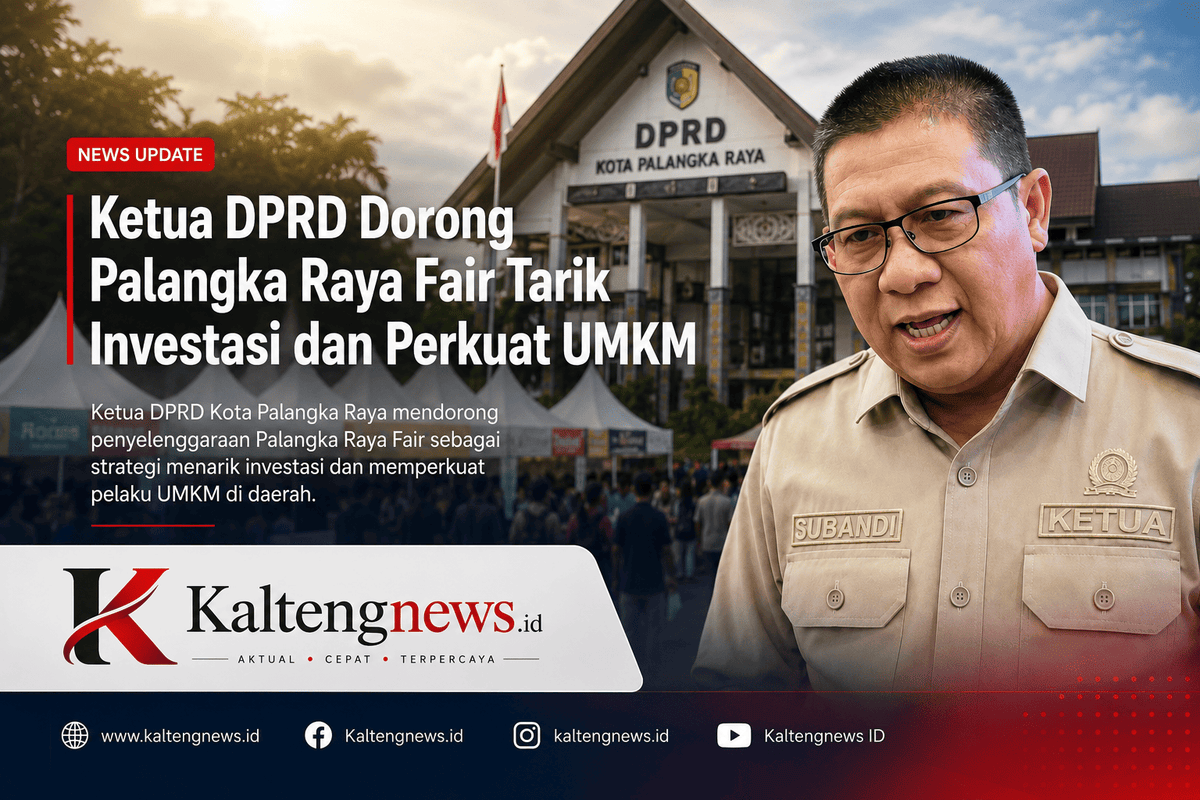 Ketua DPRD: Palangka Raya Fair Harus Jadi Magnet Investasi, Bukan Sekadar Seremonial