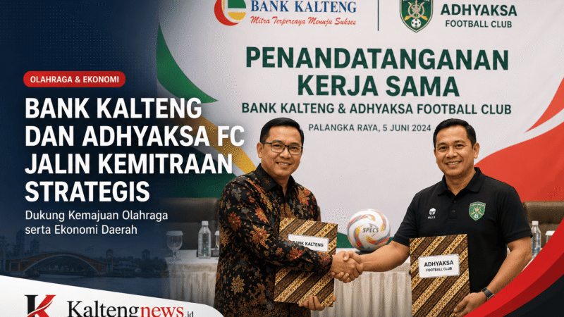 Bank Kalteng dan Adhyaksa FC Perkuat Sinergi, Dorong Kemajuan Olahraga dan Ekonomi Daerah