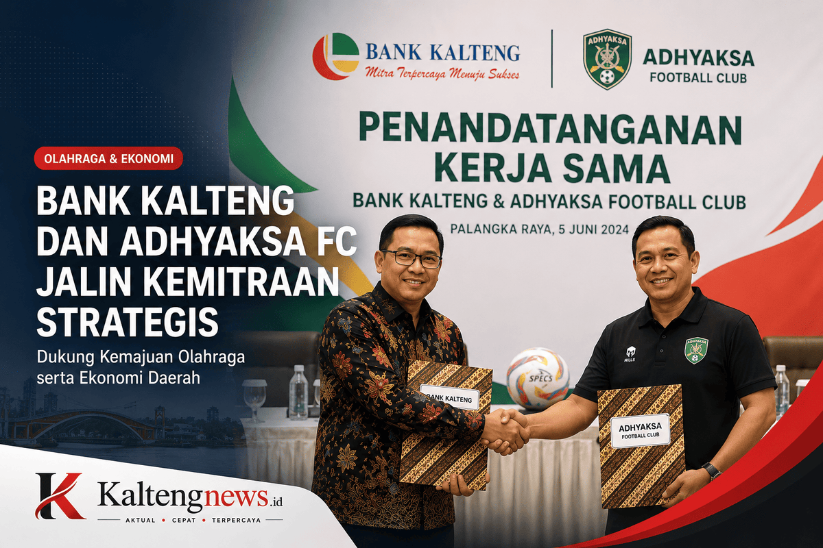 Bank Kalteng dan Adhyaksa FC Perkuat Sinergi, Dorong Kemajuan Olahraga dan Ekonomi Daerah