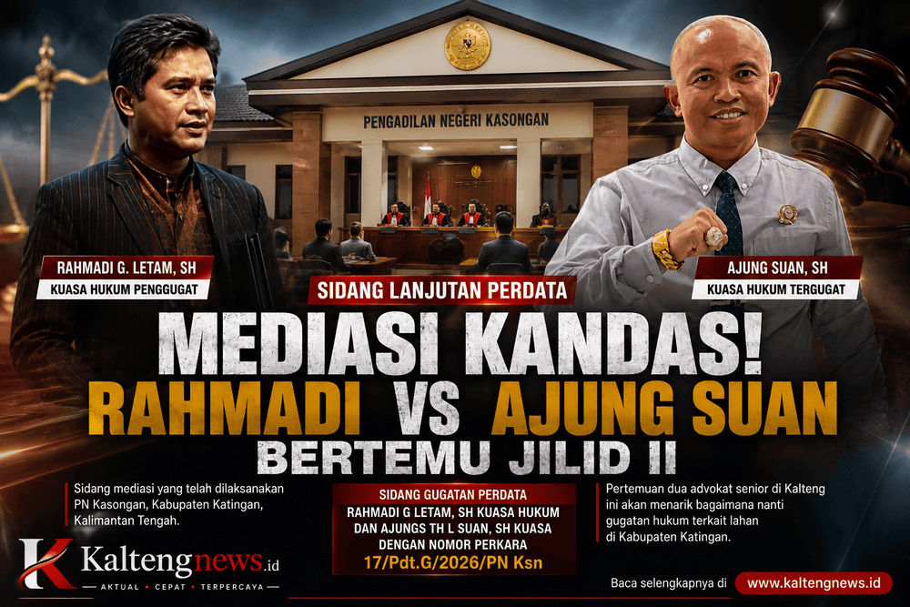 Mediasi Kandas! Rahmadi Vs Ajung Suan Bertemu Jilid II