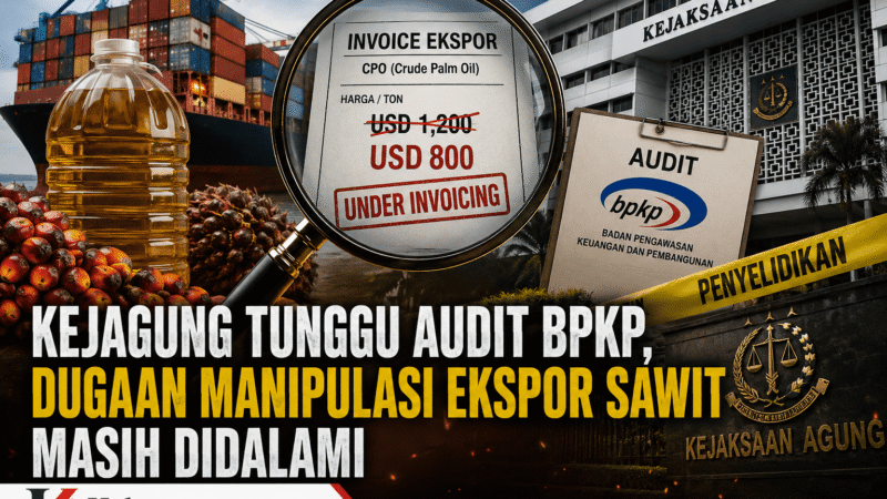 Kejagung Tunggu Audit BPKP, Dugaan Manipulasi Ekspor Sawit Masih Didalami