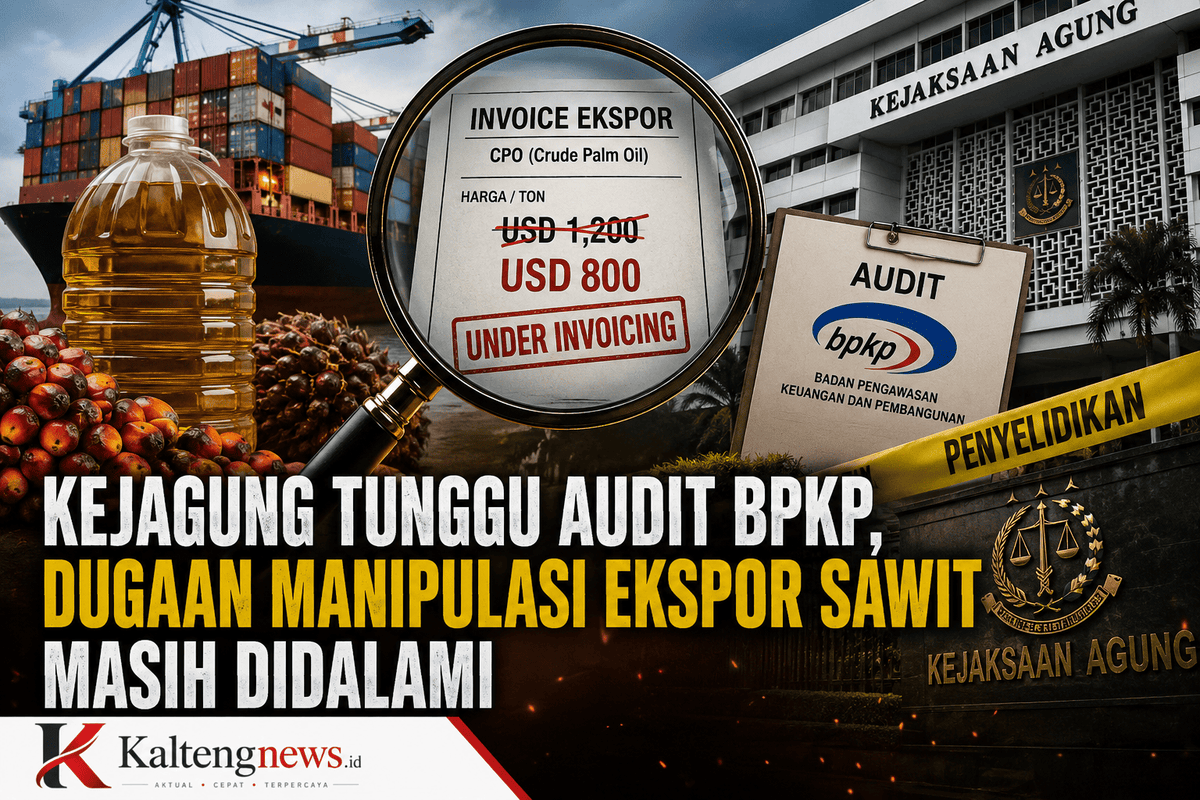 Kejagung Tunggu Audit BPKP, Dugaan Manipulasi Ekspor Sawit Masih Didalami