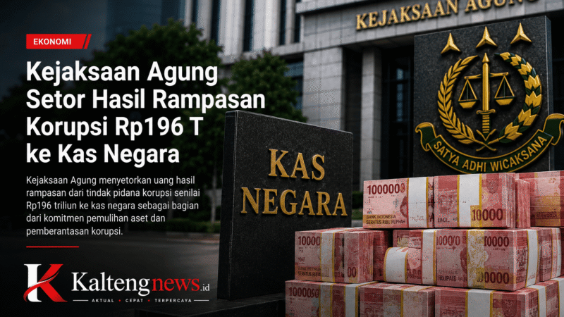 Kejagung Setor Rp19,6 Triliun Hasil Rampasan Korupsi ke Kas Negara, Pemulihan Aset Jadi Prioritas