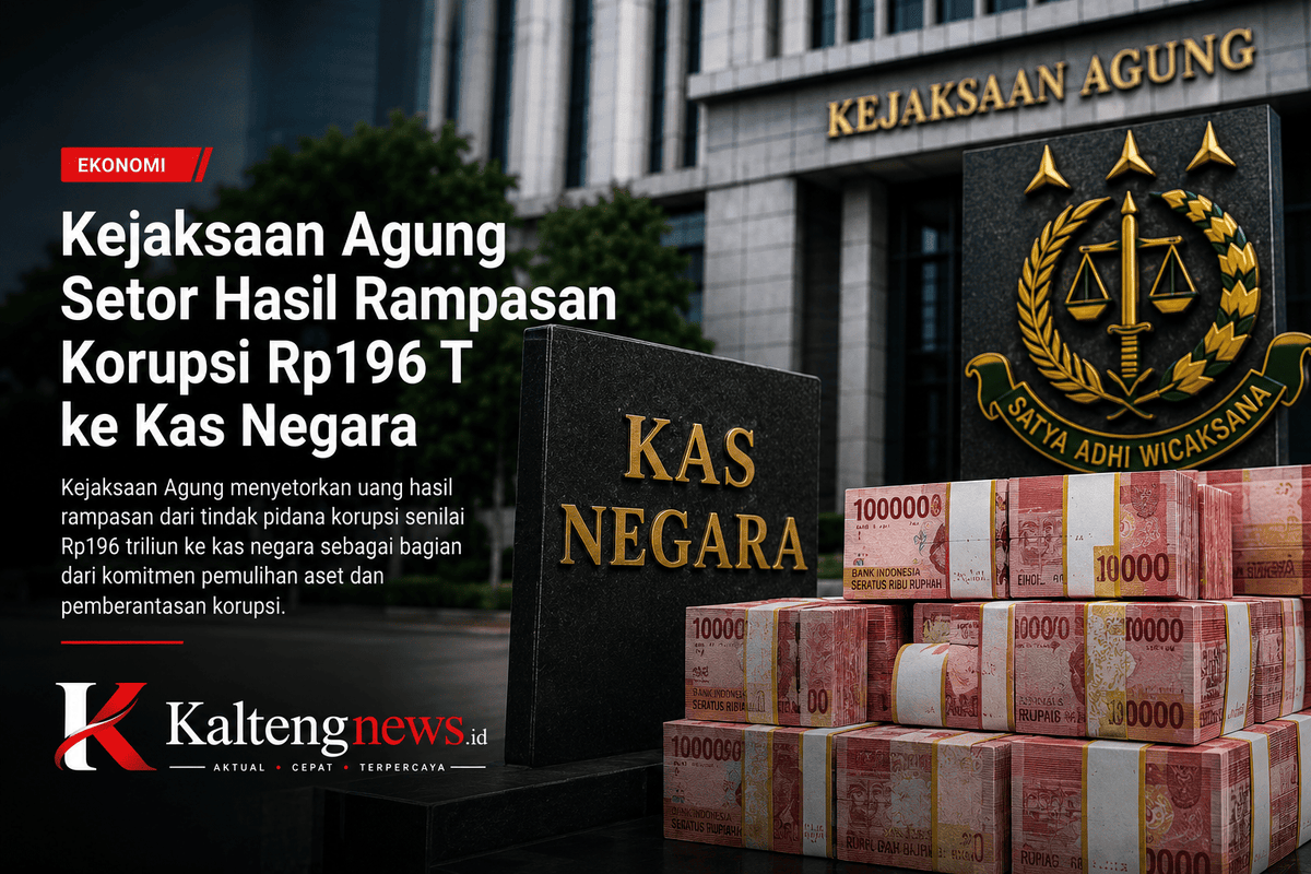 Kejagung Setor Rp19,6 Triliun Hasil Rampasan Korupsi ke Kas Negara, Pemulihan Aset Jadi Prioritas
