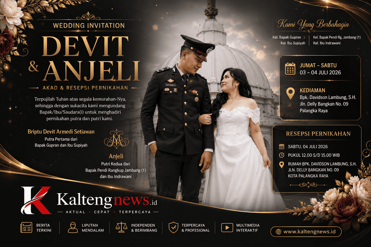 Devit dan Anjeli Gelar Pernikahan Sakral di Kediaman Davidson Lambung