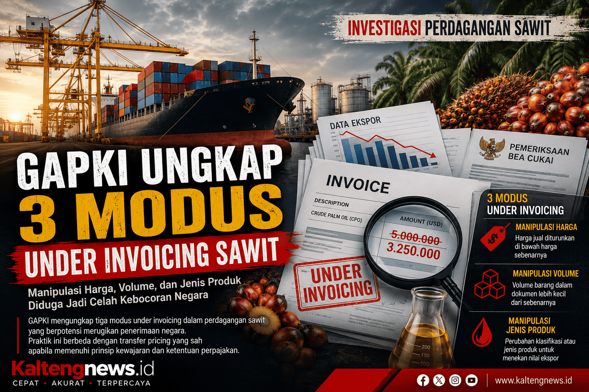 GAPKI Beberkan Tiga Modus Under Invoicing Sawit