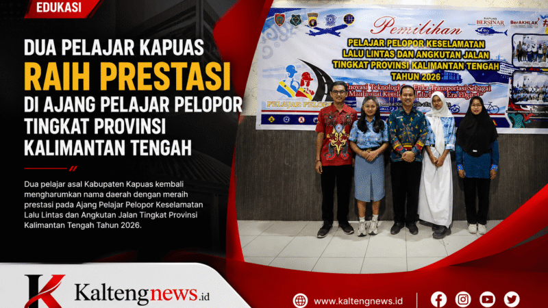 Dua Pelajar Kapuas Harumkan Nama Daerah di Ajang Pelajar Pelopor Kalteng