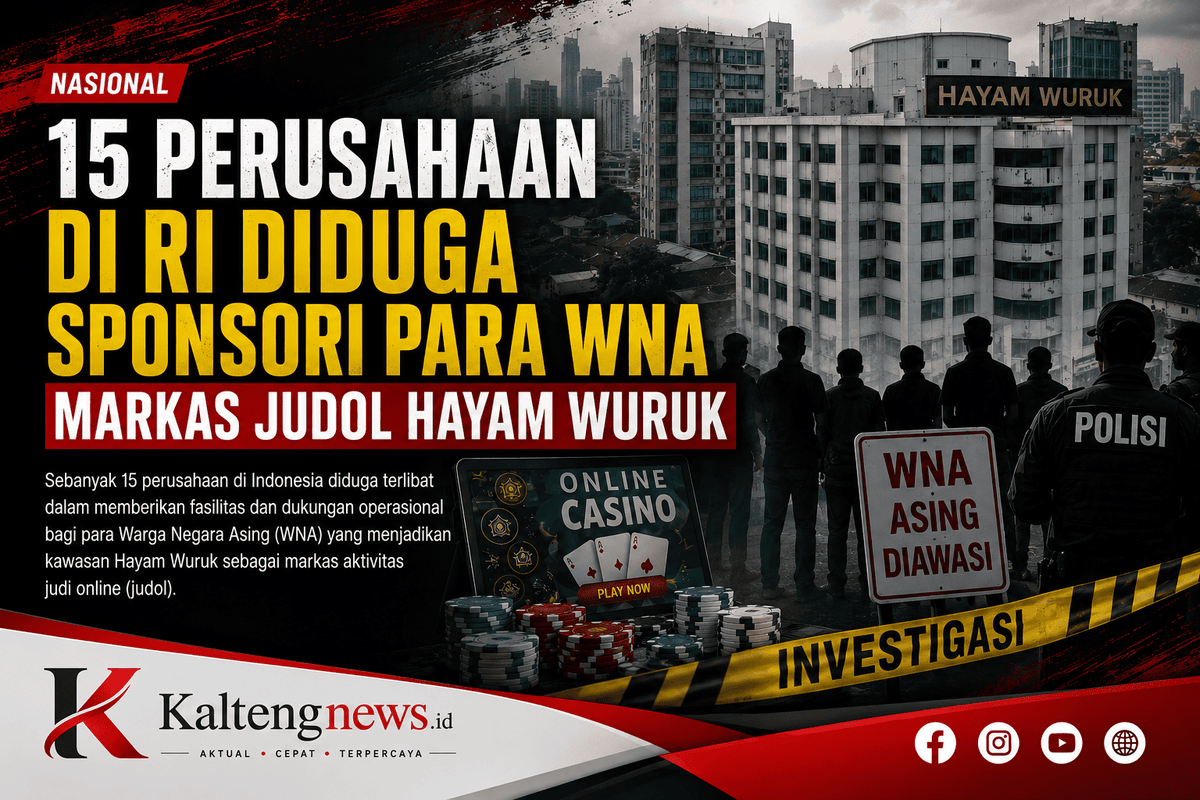 15 Perusahaan Diduga Sponsori WNA Operator Judol Hayam Wuruk
