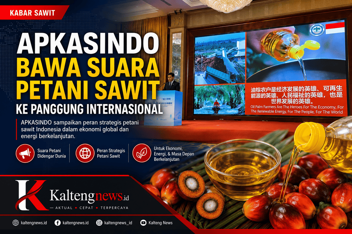 APKASINDO Bawa Aspirasi Petani Sawit Indonesia ke Forum Dunia