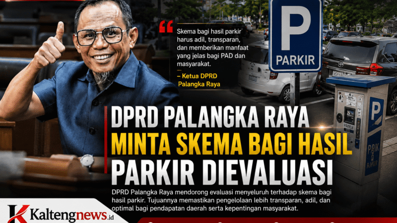 DPRD Minta Bagi Hasil Parkir Dievaluasi
