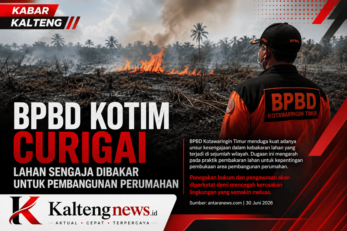 BPBD Kotim Curigai Karhutla Sengaja Dibakar untuk Proyek Perumahan
