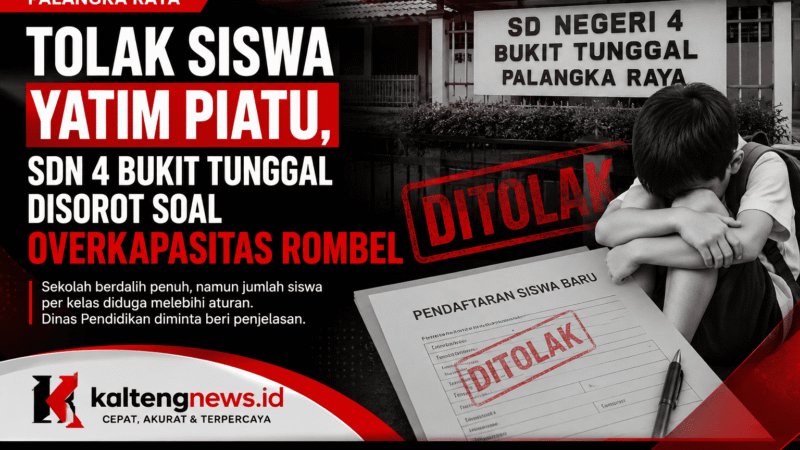 Tolak Anak Yatim Piatu, Kebijakan SDN 4 Bukit Tunggal Soal Overkapasitas Jadi Sorotan