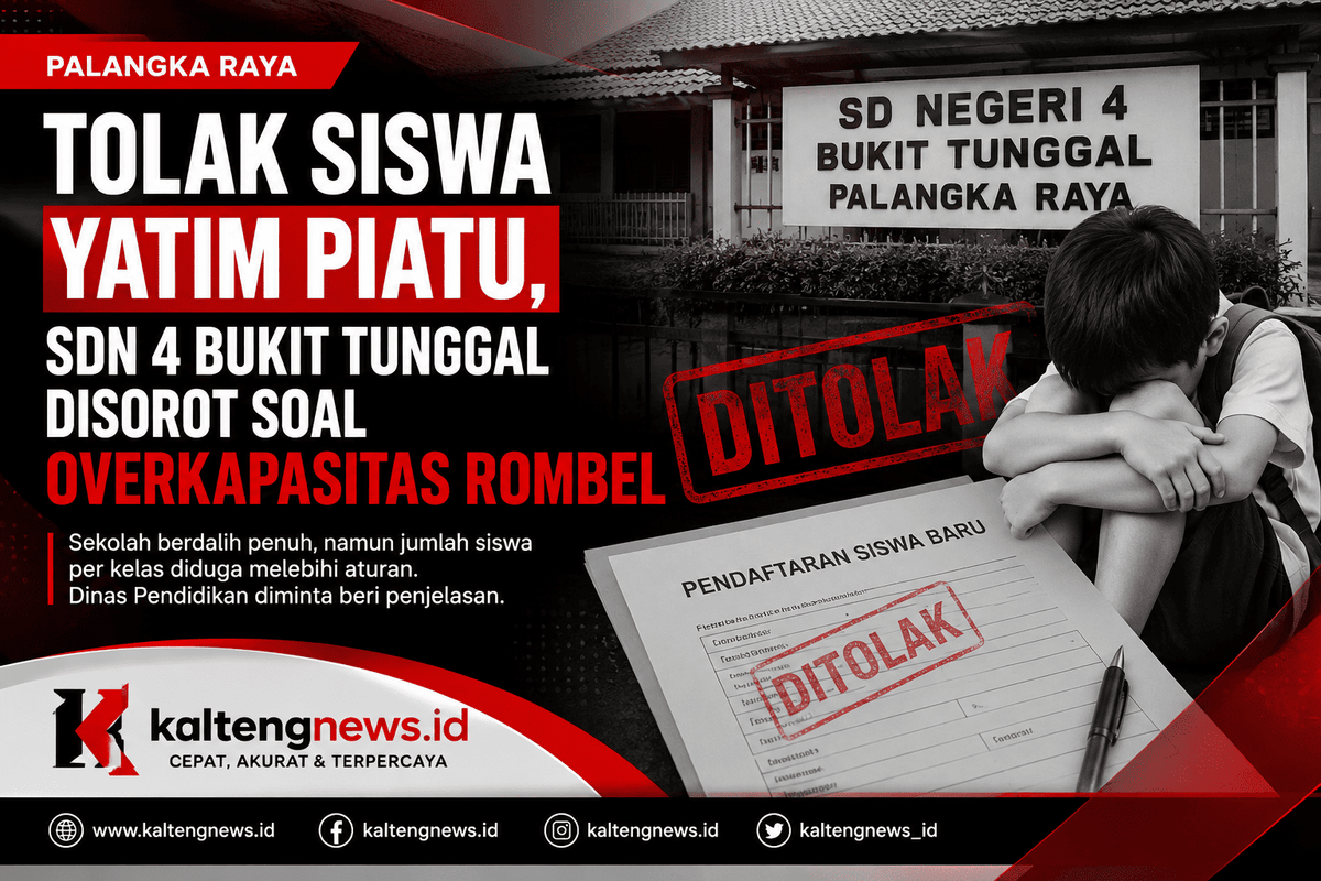 Tolak Anak Yatim Piatu, Kebijakan SDN 4 Bukit Tunggal Soal Overkapasitas Jadi Sorotan