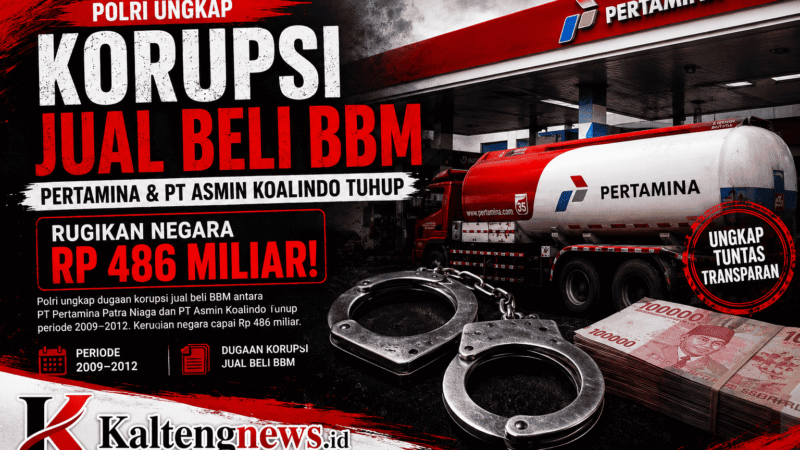 PT Asmin Koalindo Tuhup Terseret Kasus Korupsi BBM Rp486 Miliar, Polri Tetapkan Empat Tersangka