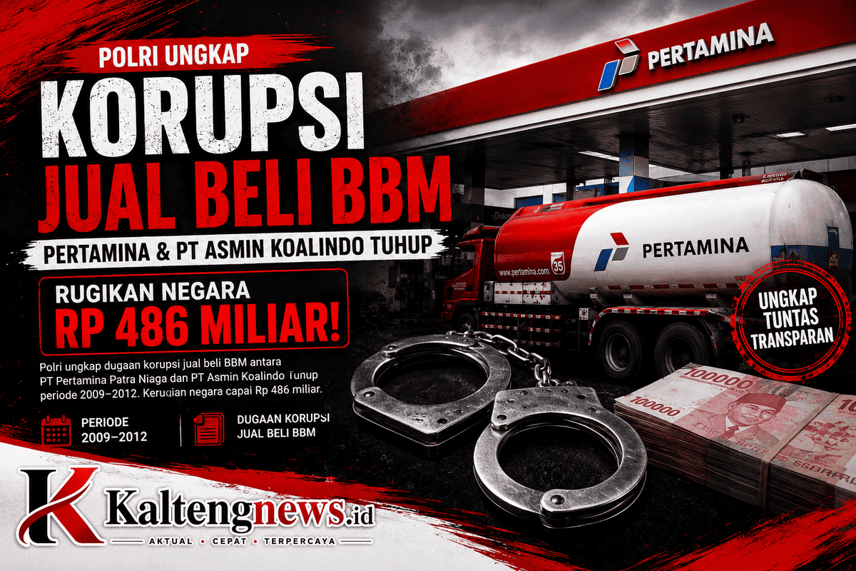 PT Asmin Koalindo Tuhup Terseret Kasus Korupsi BBM Rp486 Miliar, Polri Tetapkan Empat Tersangka