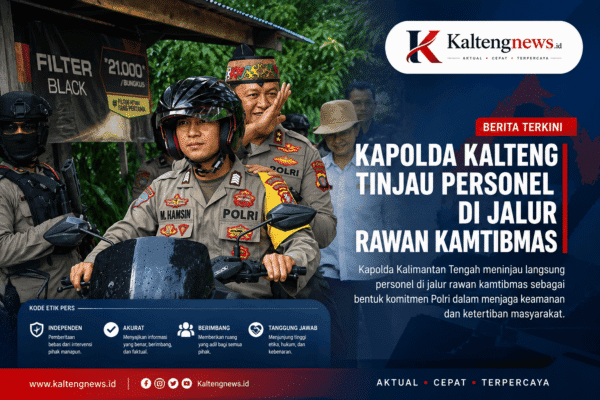 Kapolda Kalteng Tinjau Personel di Kawasan Puntun, Perkuat Upaya Pemberantasan Narkoba