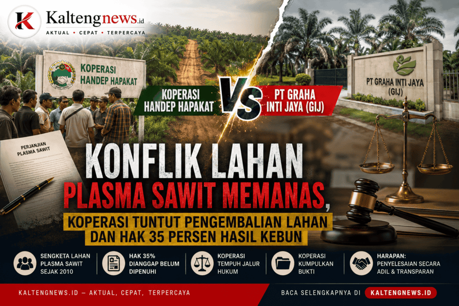 Koperasi Handep Hapakat Tuntut Pengembalian Lahan Plasma dan Hak 35 Persen Hasil Kebun