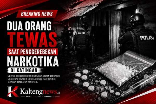 Penggerebekan Narkoba di Katingan Berujung Maut, Dua Orang Tewas