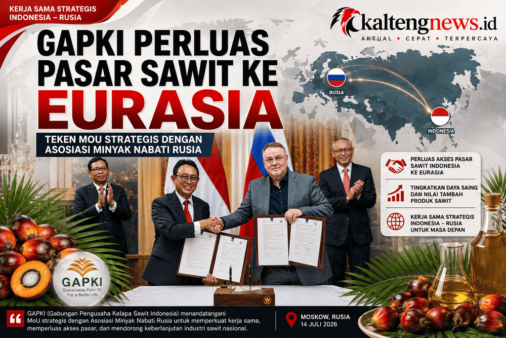 GAPKI Perluas Pasar Sawit ke Eurasia, Teken MoU Strategis dengan Asosiasi Minyak Nabati Rusia