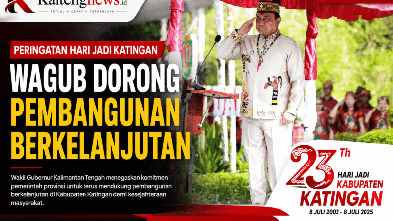 Wagub Dorong Pembangunan Berkelanjutan pada Peringatan Hari Jadi Kabupaten Katingan