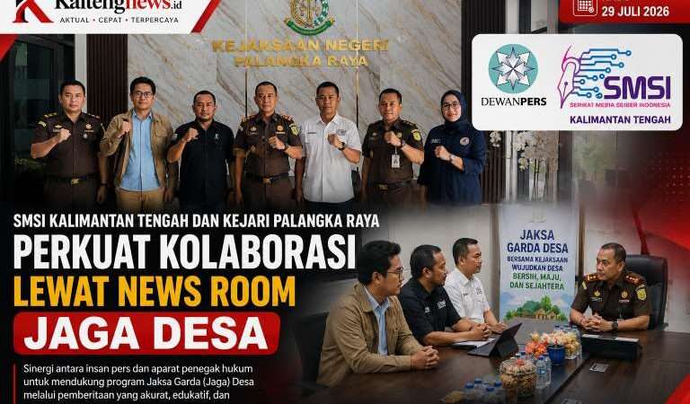 SMSI–Kejari Palangka Raya Perkuat Sinergi Dukung Jaga Desa