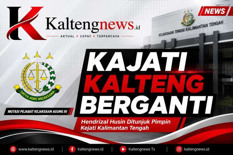Hendrizal Husin Ditunjuk Jadi Kajati Kalteng, Wakajati Turut Berganti