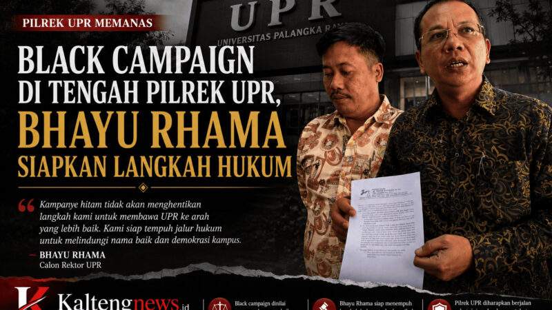 Bhayu Rhama Tempuh Jalur Hukum, Isu Kampanye Hitam Warnai Pilrek UPR