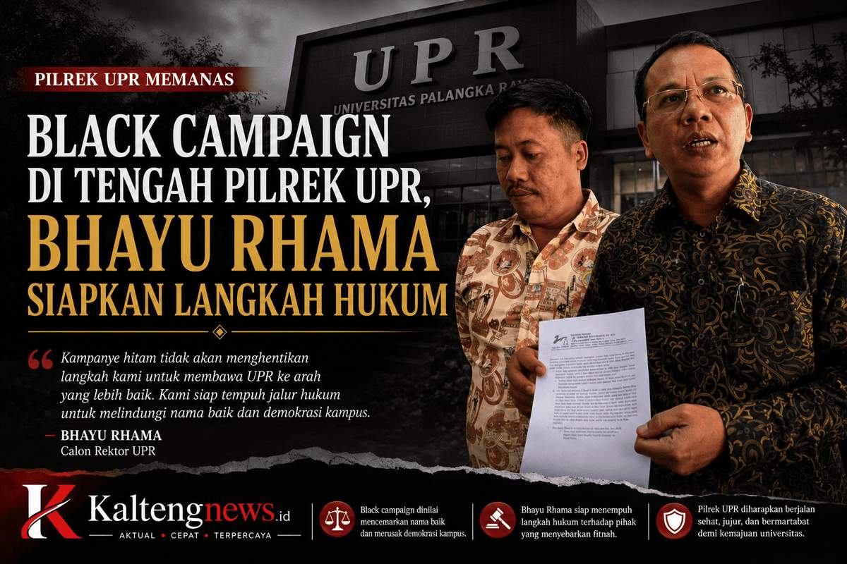Bhayu Rhama Tempuh Jalur Hukum, Isu Kampanye Hitam Warnai Pilrek UPR