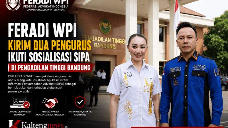 FERADI WPI Dukung Digitalisasi Peradilan, Dua Pengurus Ikuti Sosialisasi SIPA di PT Bandung