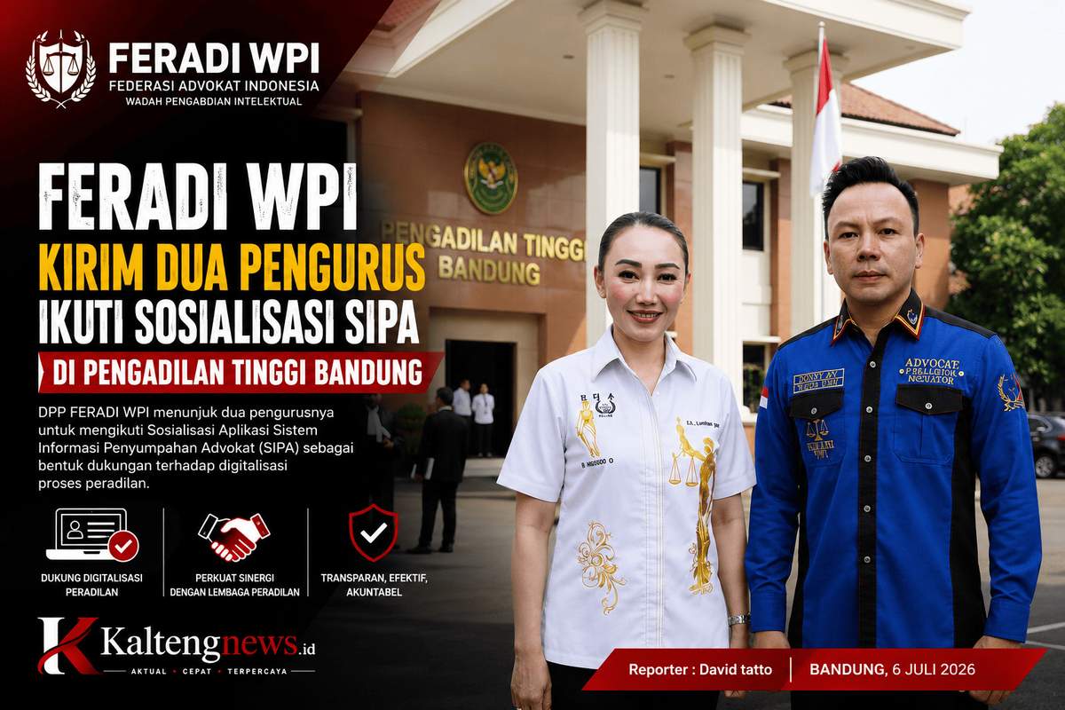 FERADI WPI Dukung Digitalisasi Peradilan, Dua Pengurus Ikuti Sosialisasi SIPA di PT Bandung