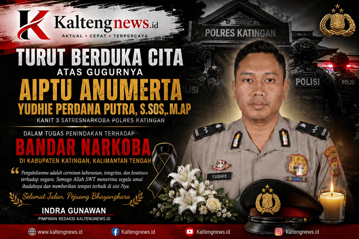Gugur Saat Berantas Narkoba, AIPTU Anumerta Yudhie Perdana Putra Diusulkan sebagai Teladan Pengabdian Bhayangkara