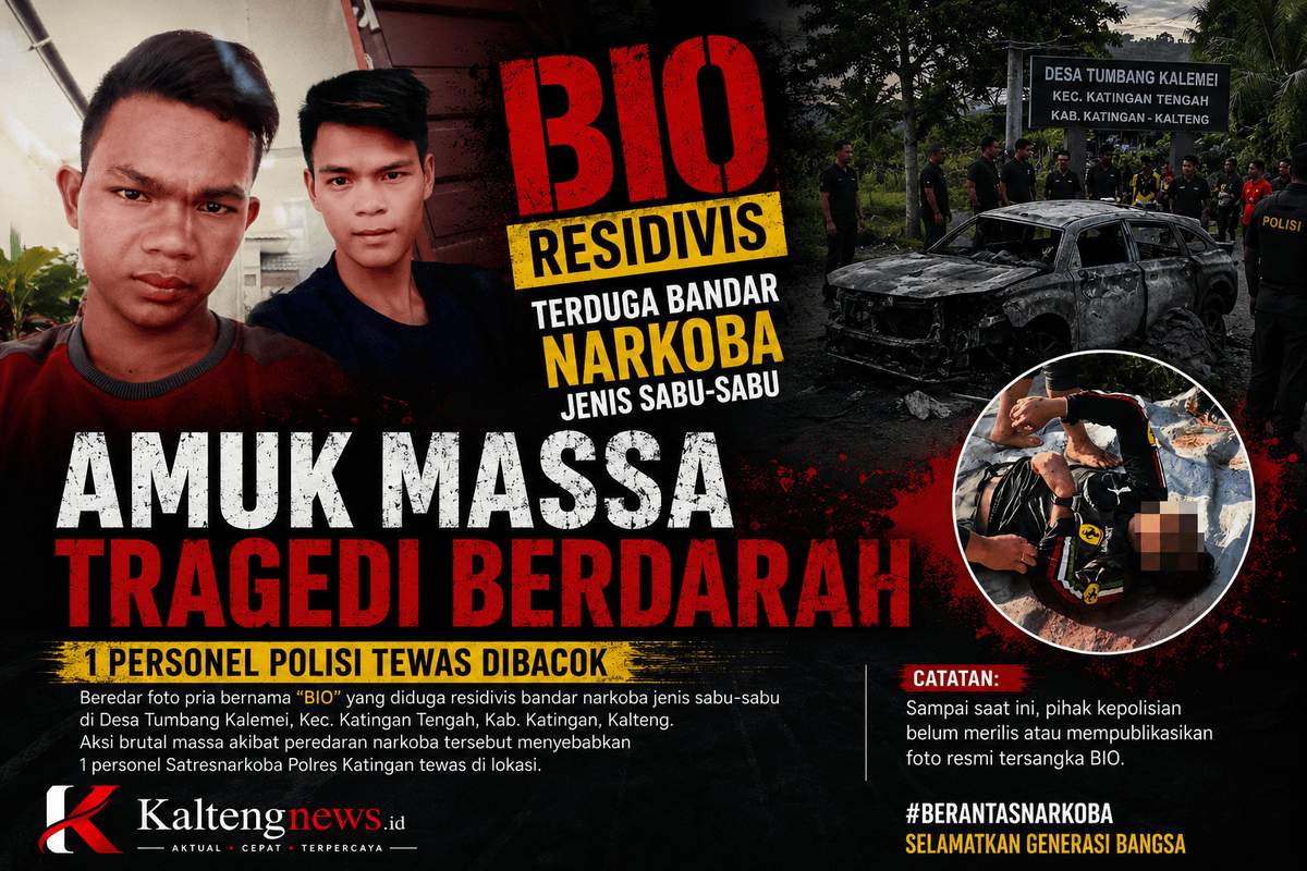 Foto Diduga Residivis Narkoba “BIO” Beredar, Polisi Belum Pastikan Identitas Resmi Tersangka