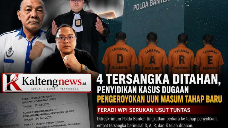 4 Tersangka Ditahan, Penyidikan Kasus Dugaan Pengeroyokan Uun Masum Masuki Babak Baru, FERADI WPI Desak Pengusutan hingga Aktor Intelektual