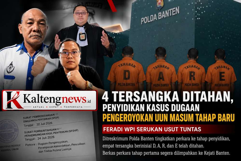 4 Tersangka Ditahan, Penyidikan Kasus Dugaan Pengeroyokan Uun Masum Masuki Babak Baru, FERADI WPI Desak Pengusutan hingga Aktor Intelektual