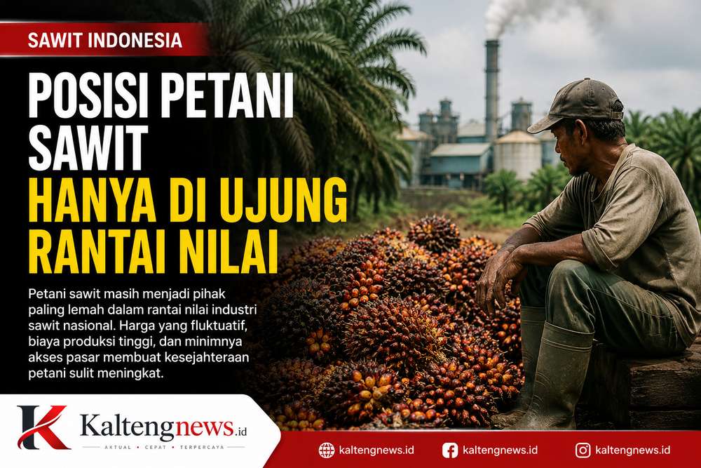 Petani Sawit Masih di Posisi Paling Lemah