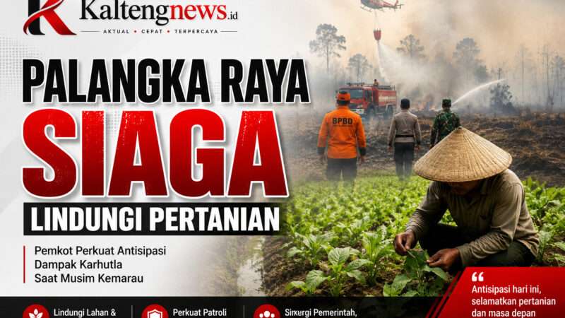 Palangka Raya Perkuat Antisipasi Dampak Karhutla Demi Lindungi Sektor Pertanian