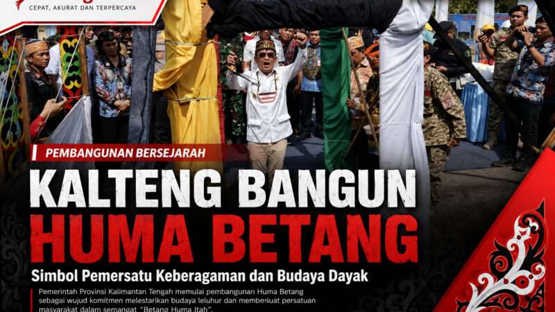Kalteng Bangun Huma Betang, Simbol Pemersatu Masyarakat Dayak