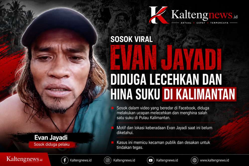 Viral di Facebook, Pria Bernama Evan Jayadi Diduga Lecehkan Salah Satu Suku di Kalimantan, Warganet Desak Aparat Bertindak