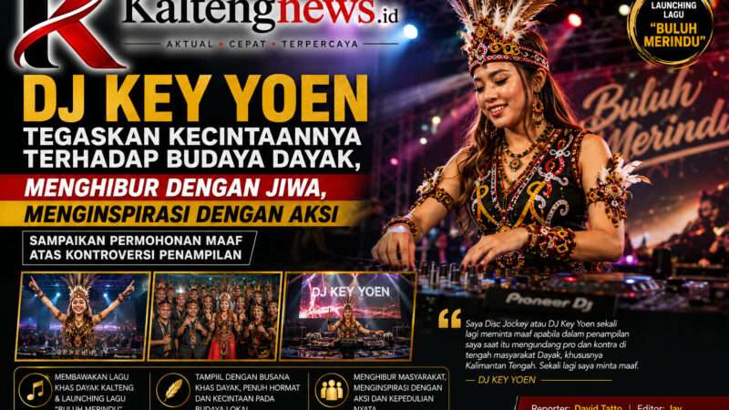 DJ Key Yoen Minta Maaf, Tegaskan Cintai Budaya Dayak