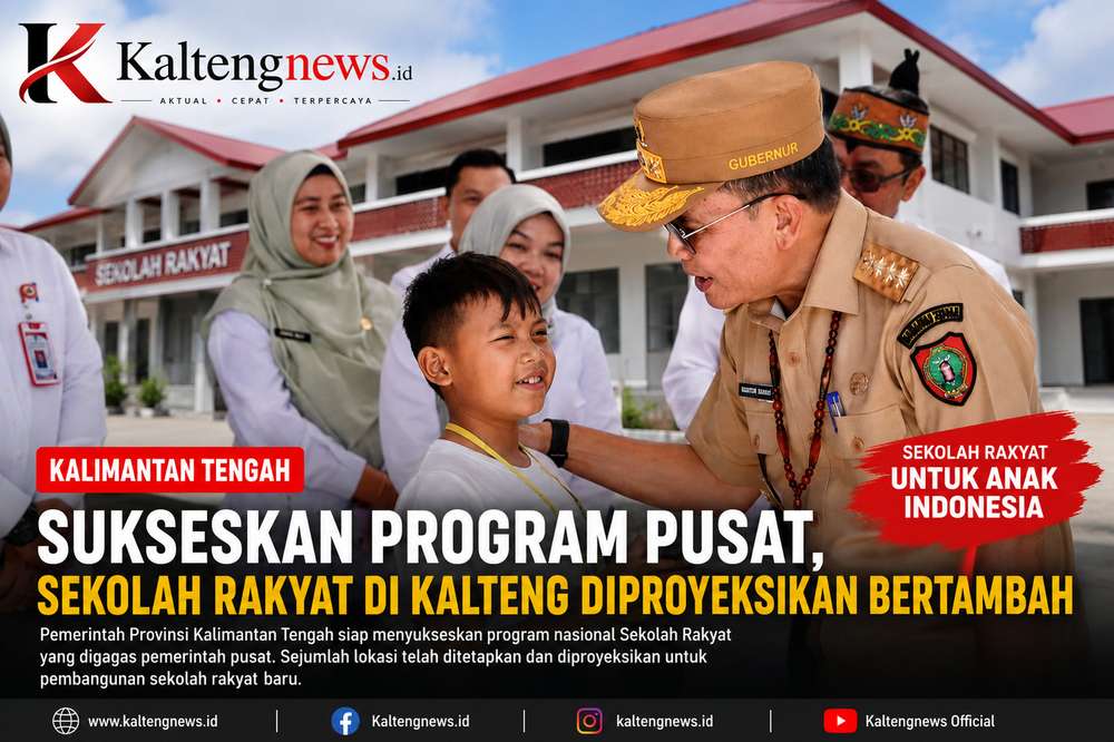 Dukung Program Presiden, Pemprov Kalteng Siapkan Penambahan Sekolah Rakyat