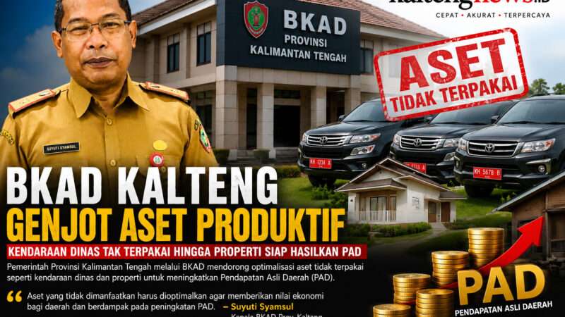 BKAD Kalteng Optimalkan Aset Tak Produktif, Kendaraan Dinas hingga Properti Disiapkan Dongkrak PAD