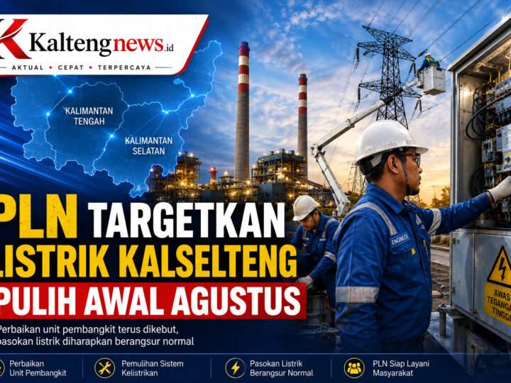 PLN Targetkan Sistem Kelistrikan Kalselteng Berangsur Pulih Awal Agustus