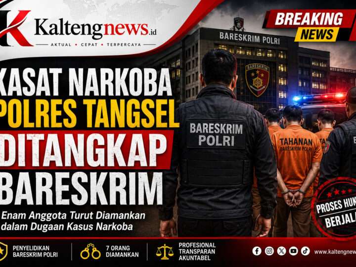 Kasat Narkoba Polres Tangsel dan Enam Anggota Ditangkap Bareskrim, Diduga Terlibat Kasus Narkoba