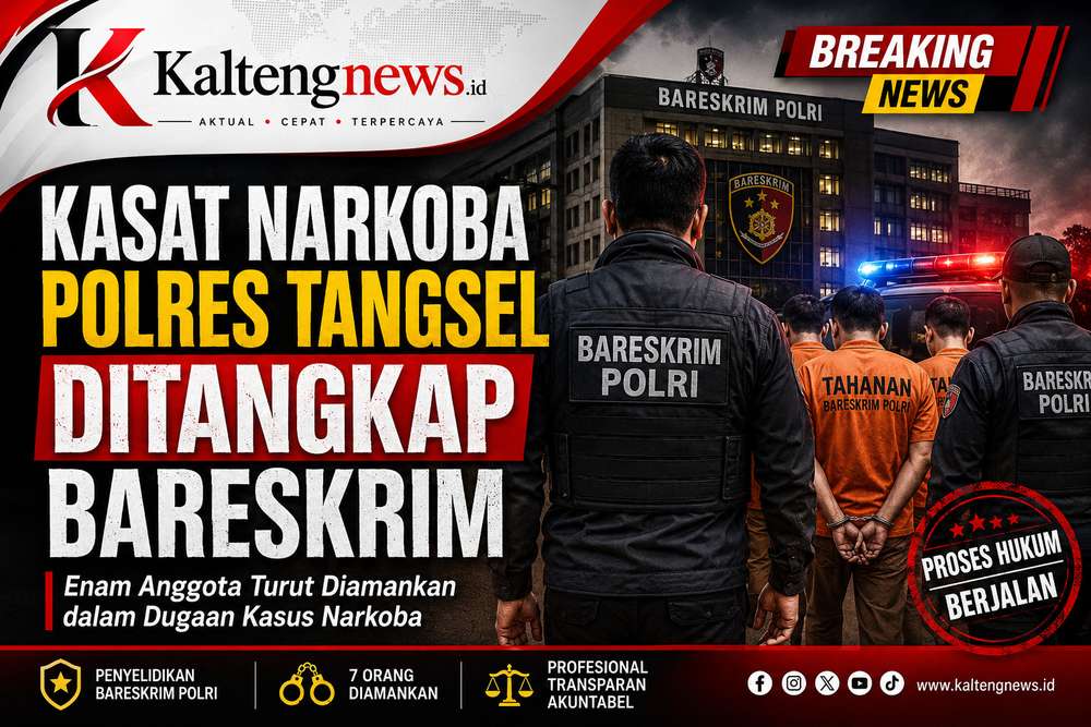 Kasat Narkoba Polres Tangsel dan Enam Anggota Ditangkap Bareskrim, Diduga Terlibat Kasus Narkoba